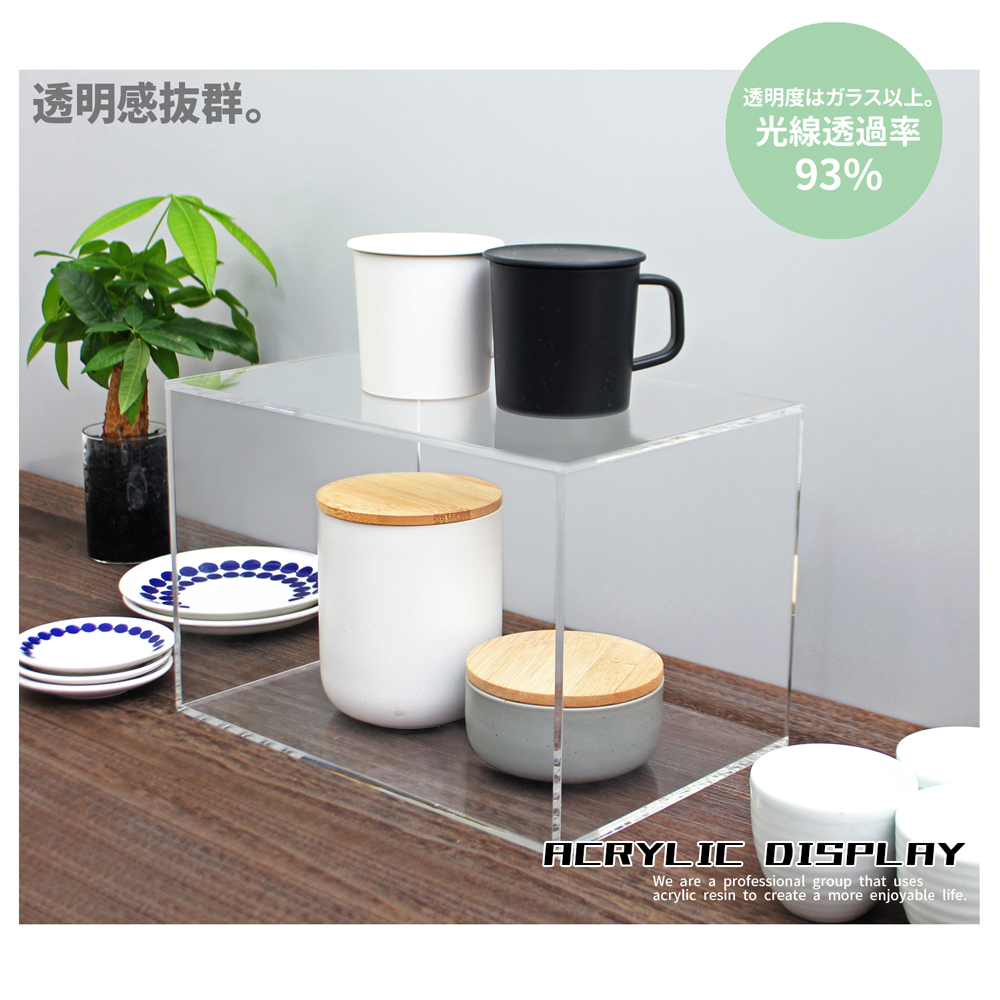 ロの字型/アクリル/透明/ディスプレイ/台/展示台/イベント/展示会