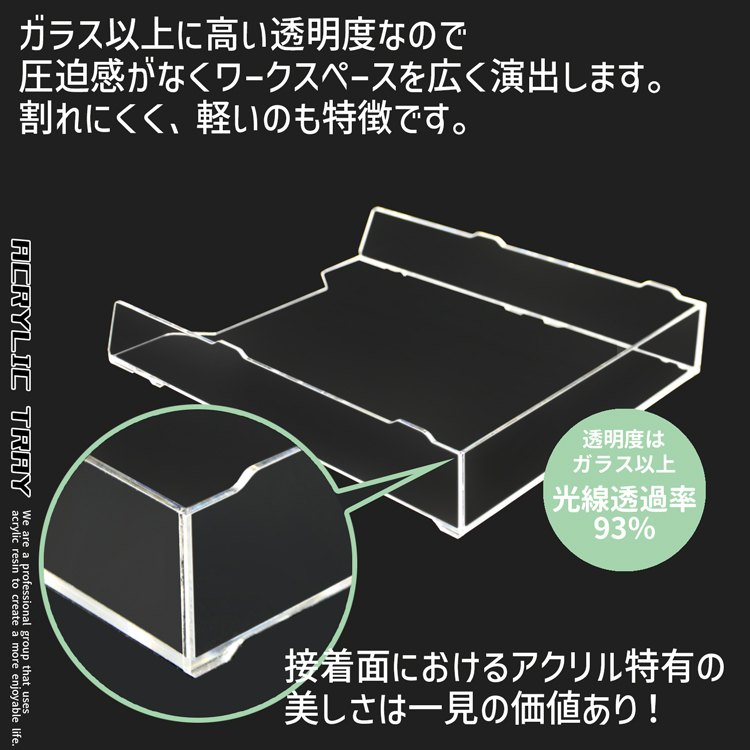 透明 カラー トレイ トレー レタートレイ 書類トレイ レタートレー 書類トレー 積み重ね 重ね ファイル A4 A4サイズ 書類整理 卓上 机上 ディスク ディスクワーク 